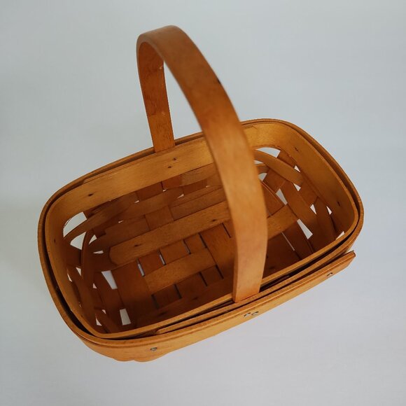 2001 Longaberger Mini Handled Basket - Picture 14 of 16